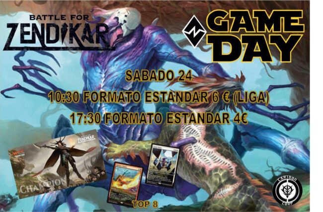 POSTER GAME DAY ZENDIKAR