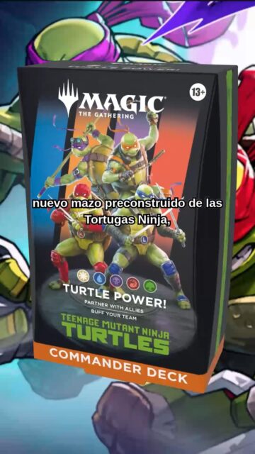hoy hablamos y os contamos cositas sobre el #commander de #TortugasNinja  la novedad de #magicthegathering 
No dejes de visitarnos en Guillem de Castro  53 o en nuestra web cartooncorp.es