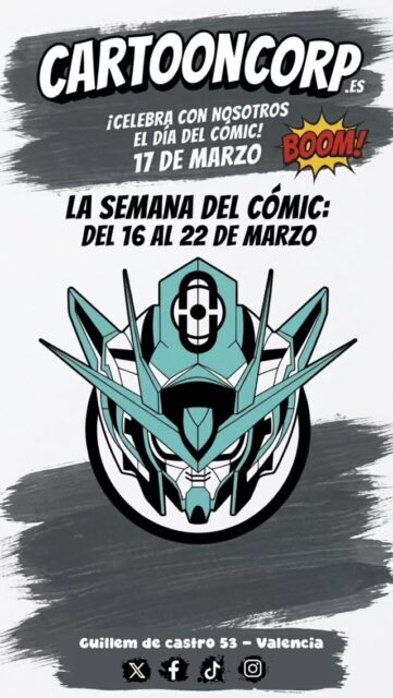Celebra la semana del #comic con nosotros 
Hemos preparado #laminas y hasta una #totebag para todos los q realicéis alguna compra 
Y muchas gracias a @grafitoed por cedernos material para obsequiaros