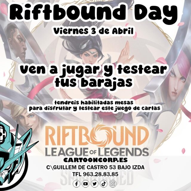 Ya tenemos la lista de eventos de la semana

Pasate por la tienda en Guillen de castro 53

👉 https://cartooncorp.es/jolisearch?s=torneo+trc