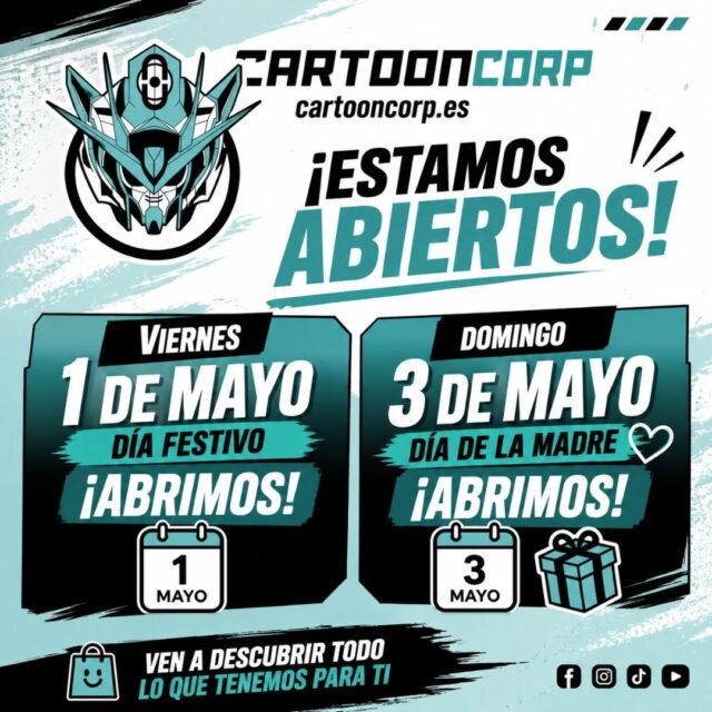 Este puente estaremos abiertos en nuestro horario habitual