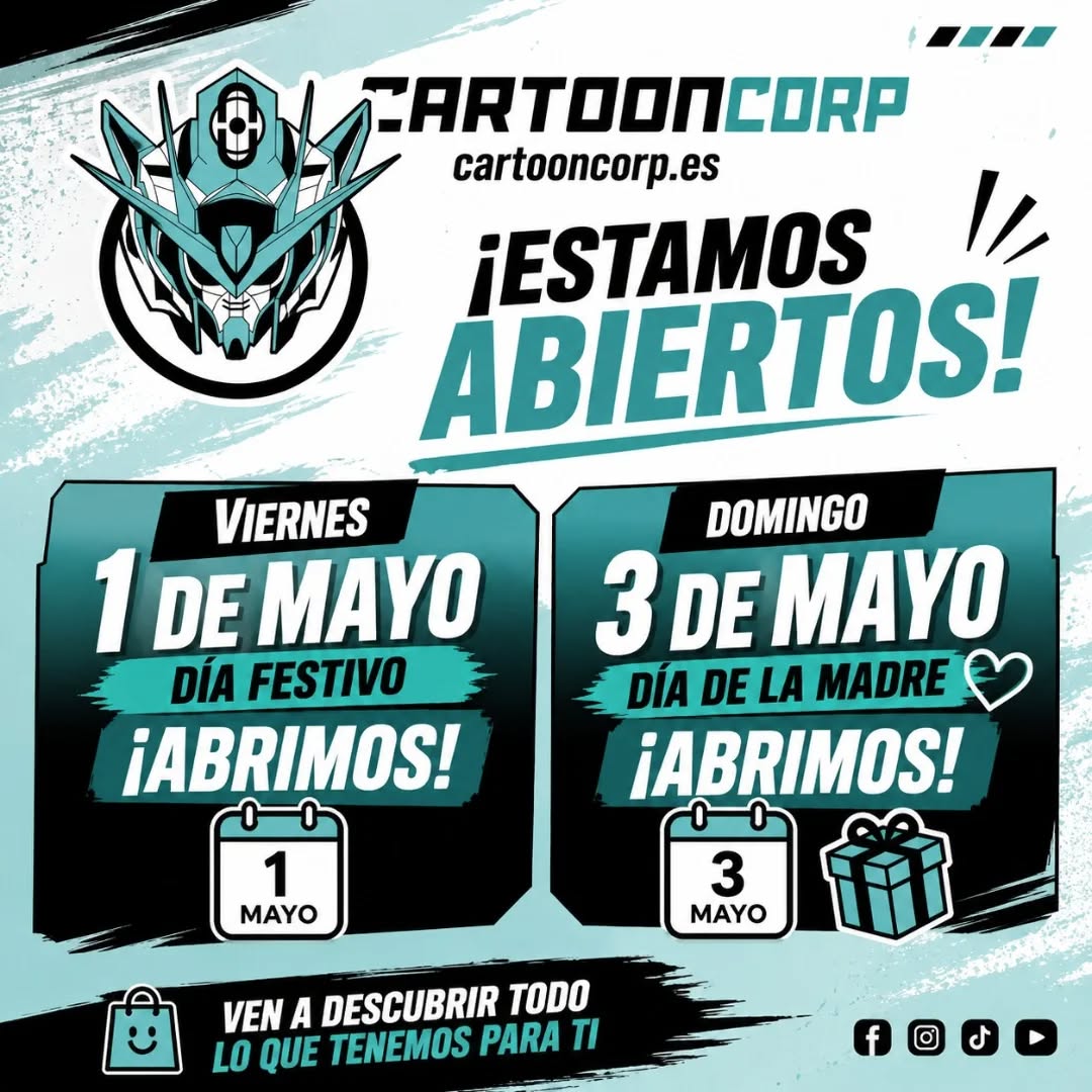 Este puente estaremos abiertos en nuestro horario habitual