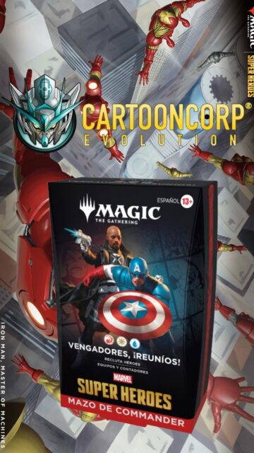 La nueva colección de #cartas #magicthegathering #marvel está apunto de llegar, hoy toca hablaros de sus mazo preconstruido de #vengadores 
¿Qué os parece?