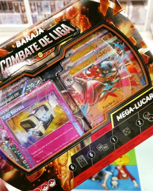 Tenemos la baraja de combate de liga de Mega Lucario de #pokemontcg!!
Te atreves a desafiarla ?