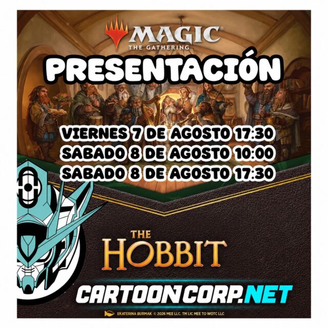 Recuerda que ya puedes reservar la presentación de #magicthegathering de el #hobbit 
Vive la aventura de #Bilbo #Bolson junto a #gandalf y completa la colección junto a la del Señor de los Anillos #LOTR 

👉 https://cartooncorp.net/busqueda?controller=search&s=hobbit