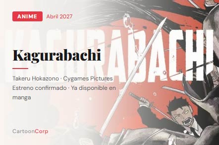 miniatura cartooncorp llega kagurabachi anime