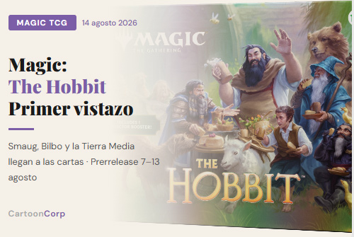 magic the gathering cartooncorp.es primer vistazo el hobbit